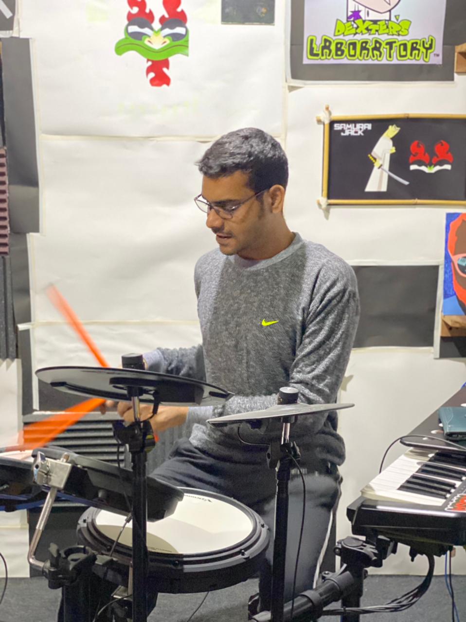 Drum Classes at Roubles Guitar School by Agnendra Drum Classes at Roubles Guitar School by Agnendra